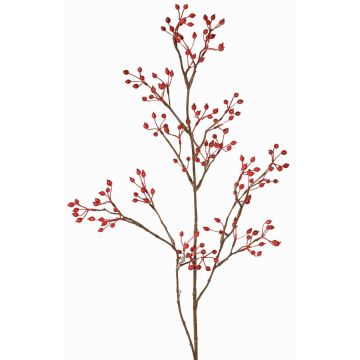 Ramo artificiale di rosa selvatica HIKERNO con cinorrodi, rosso, 100cm Ramo artificiale di rosa selvatica HIKERNO con cinorrodi, rosso, 100cm