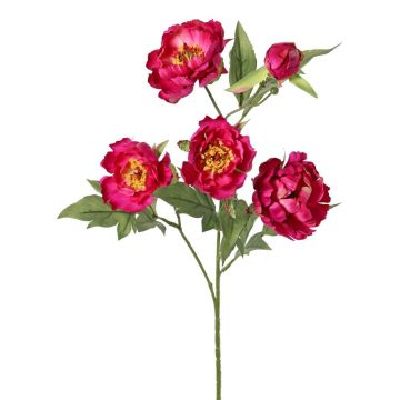 Ramo artificiale di peonia LARDUAN, Eco Collection, rosa shocking, 60 cm, Ø 7 cm Ramo artificiale di peonia LARDUAN, Eco Collection, rosa shocking, 60 cm, Ø 7 cm