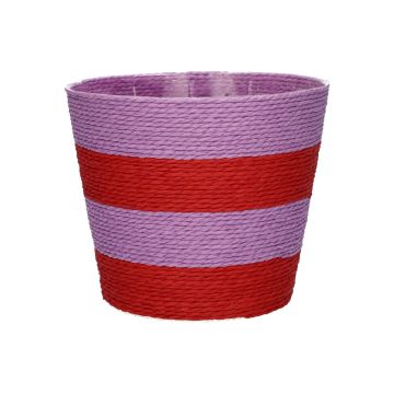 Cestino per piante NERIONKO MULTI, lilla-rosso, 16cm, Ø19cm Cestino per piante NERIONKO MULTI, lilla-rosso, 16cm, Ø19cm