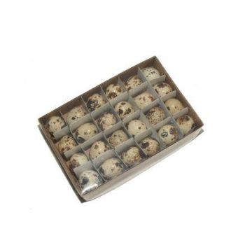 Uova di quaglia decorative BACO, 24 pezzi, decorazioni pasquali, al naturale Uova di quaglia decorative BACO, 24 pezzi, decorazioni pasquali, al naturale