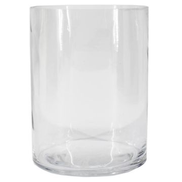 Vaso cilindrico in vetro SANSA OCEAN, riciclato, trasparente, 20 cm, Ø 15 cm Vaso cilindrico in vetro SANSA OCEAN, riciclato, trasparente, 20 cm, Ø 15 cm