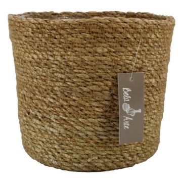 Cesto in alghe marine AMPARO, beige, 19 cm, Ø 21 cm Cesto in alghe marine AMPARO, beige, 19 cm, Ø 21 cm