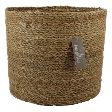 Cesto in alghe marine AMPARO, beige, 26 cm, Ø 28 cm Cesto in alghe marine AMPARO, beige, 26 cm, Ø 28 cm