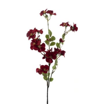 Fioro decorativo ramo di fiori di melo WENIA, rosso scuro, 70 cm, Ø 2-4 cm Fioro decorativo ramo di fiori di melo WENIA, rosso scuro, 70 cm, Ø 2-4 cm