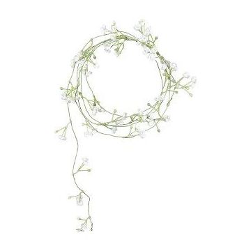 Ghirlanda di fiori artificiali di gypsophila SIVON, bianca, 180 cm Ghirlanda di fiori artificiali di gypsophila SIVON, bianca, 180 cm