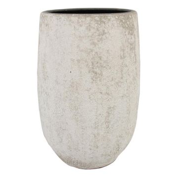 Vaso da fiori VEMIL in ceramica, screziato, bianco, 50 cm, Ø 29 cm Vaso da fiori VEMIL in ceramica, screziato, bianco, 50 cm, Ø 29 cm