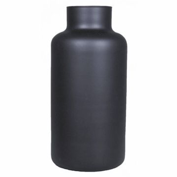 Vaso da fiori SIARA in vetro, nero-opaco, 30cm, Ø15cm Vaso da fiori SIARA in vetro, nero-opaco, 30cm, Ø15cm