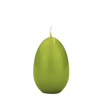 Candela di uovo di Pasqua LEONITA, verde, 9cm, 6cm, 16h - Made in Germany