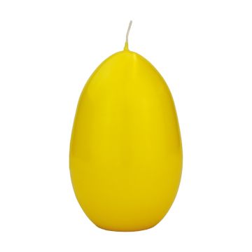 Candela di uovo di Pasqua LEONITA, giallo, 12cm, 8cm, 40h - Made in Germany