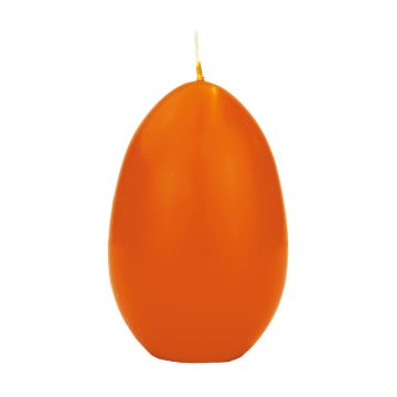 Candela di uovo di Pasqua LEONITA, arancione, 12cm, 8cm, 40h - Made in Germany