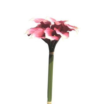 Mazzo di calle in plastica YONGHENG, malva-crema, 45 cm, Ø 25 cm