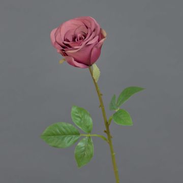Rosa artificiale RUYUN, malva, 45 cm, Ø 8 cm Rosa artificiale RUYUN, malva, 45 cm, Ø 8 cm