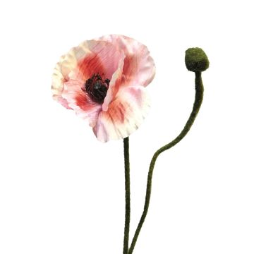 Fiore decorativo papavero YILAN, rosa-fucsia, 60 cm, Ø 12 cm Fiore decorativo papavero YILAN, rosa-fucsia, 60 cm, Ø 12 cm