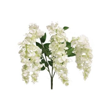 Ramo artificiale di glicine JIALAN, color crema, 75 cm
