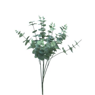 Pianta decorativa di eucalipto FENYU, su stelo, verde-bianco, 60 cm