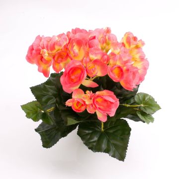 Begonia di plastica IVANA su stelo, rosa, 20cm, Ø3-5cm