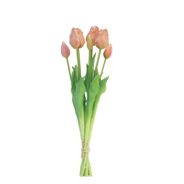 Mazzo di tulipani in tessuto LONA, pesca, 45 cm, Ø 15 cm Mazzo di tulipani in tessuto LONA, pesca, 45 cm, Ø 15 cm