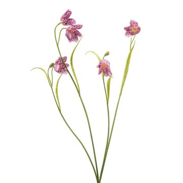 Ramo artificiale di fritillaria PITARA, rosa-bianco, 50 cm
