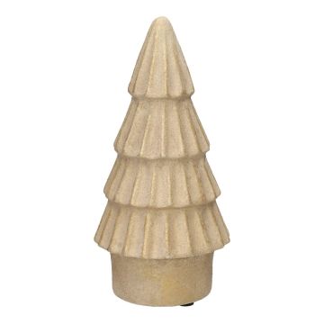 Albero di Natale decorativo terracotta LOVRA, sabbia, 20cm, Ø9,8cm Albero di Natale decorativo terracotta LOVRA, sabbia, 20cm, Ø9,8cm