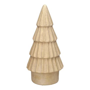 Albero di Natale decorativo LOVRA, terracotta, sabbia, 29 cm, Ø 14 cm Albero di Natale decorativo LOVRA, terracotta, sabbia, 29 cm, Ø 14 cm