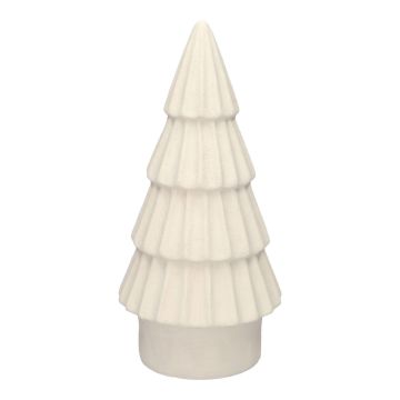 Albero di Natale decorativo LOVRA, terracotta, bianco, 29 cm, Ø 14 cm Albero di Natale decorativo LOVRA, terracotta, bianco, 29 cm, Ø 14 cm