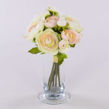 Mazzo di ranuncoli artificiali TONIE, bianco-rosa, 20 cm, Ø 20 cm Mazzo di ranuncoli artificiali TONIE, bianco-rosa, 20 cm, Ø 20 cm
