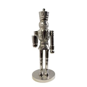 Figura decorativa Schiaccianoci argento RUNAR, 12,5x15x41cm