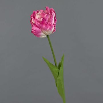 Fiore di pappagallo artificiale LIOMARA, rosa-bianco, 65 cm, Ø 9 cm Fiore di pappagallo artificiale LIOMARA, rosa-bianco, 65 cm, Ø 9 cm