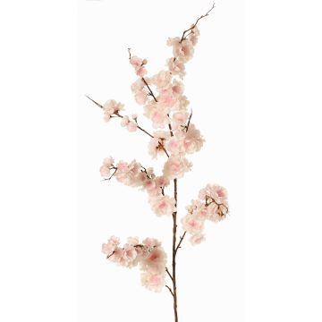 Ciliegio ornamentale giapponese artificiale ZORYA con fiori, rosa-crema, 125 cm