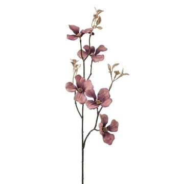 Ramo artificiale di corniolo KROVEX, viola-oro, 70 cm Ramo artificiale di corniolo KROVEX, viola-oro, 70 cm
