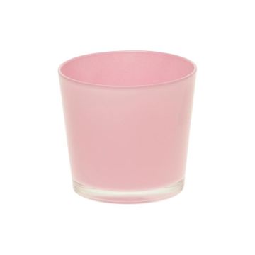 Vaso da piante ALENA, vetro, rosa, 12,5cm, Ø13,3cm Vaso da piante ALENA, vetro, rosa, 12,5cm, Ø13,3cm