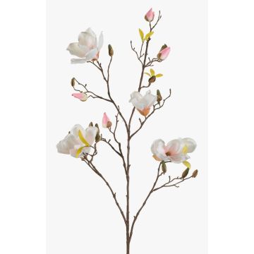 Magnolia artificiale LILO, bianco-rosa, 110cm, Ø5-9cm