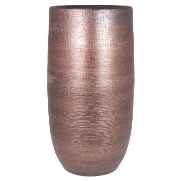 Portafiori in ceramica AGAPE con grano, rame, 50cm, Ø24,5cm