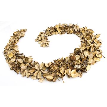 Set fruttiera in cotone CANDY, beige-marrone, 4cm, Ø 6cm