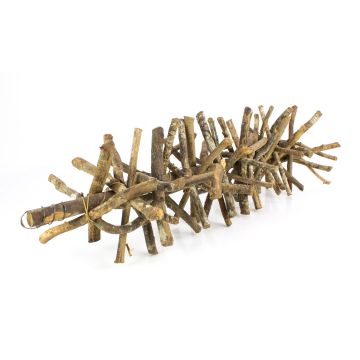 Legno di vite GRAZY VINO, rilegato, marrone naturale, 60x20cm