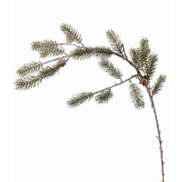 Ramo artificiale di abete ORVILOS con pigne, verde-bianco, 85cm Ramo artificiale di abete ORVILOS con pigne, verde-bianco, 85cm