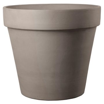 Vaso da fiori in terracotta NUVENS, color taupe, 70cm, Ø79cm