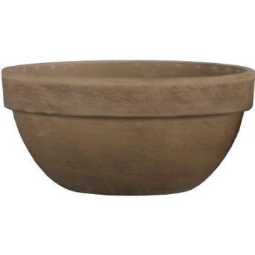 Vaso da fiori in terracotta RIVANOA, marrone, 11 cm, Ø 23,1 cm Vaso da fiori in terracotta RIVANOA, marrone, 11 cm, Ø 23,1 cm