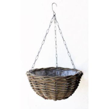 Fioriera sospesa in rattan RAZA, marrone, 12/50 cm, Ø 40 cm Fioriera sospesa in rattan RAZA, marrone, 12/50 cm, Ø 40 cm