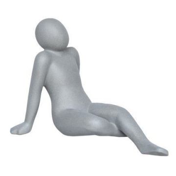 Statua da giardino “Uomo VUNKY” in polystone, grigia, 69x46x51 cm Statua da giardino “Uomo VUNKY” in polystone, grigia, 69x46x51 cm