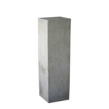 Colonna angolare per piante LUNAKA in cemento, grigia, 29x29x60cm