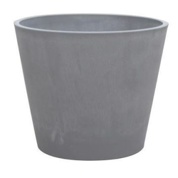 Vaso da fiori SUAVIA in cemento-legno, grigio, 49 cm, Ø 60 cm Vaso da fiori SUAVIA in cemento-legno, grigio, 49 cm, Ø 60 cm