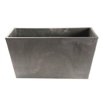 Fioriera ANDIF in beton di legno, antracite, 100x32x49 cm Fioriera ANDIF in beton di legno, antracite, 100x32x49 cm