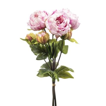 Mazzo di fiori artificiali con peonie VATANA, lilla chiaro-verde, 50 cm, Ø 18 cm Mazzo di fiori artificiali con peonie VATANA, lilla chiaro-verde, 50 cm, Ø 18 cm