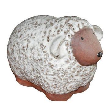 Figurina di pecora ZENARA in ceramica, smaltata, bianca, 17x11x12 cm Figurina di pecora ZENARA in ceramica, smaltata, bianca, 17x11x12 cm