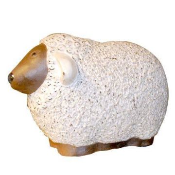 Figurina di pecora ZENARA in ceramica, smaltata, bianca, 35x21x23 cm Figurina di pecora ZENARA in ceramica, smaltata, bianca, 35x21x23 cm