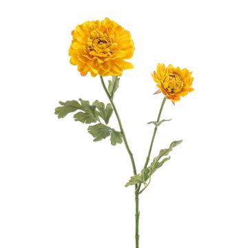 Fiore artificiale ranuncolo LOLYN, giallo, 65 cm Fiore artificiale ranuncolo LOLYN, giallo, 65 cm