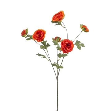 Ranuncolo artificiale DAVELLA, arancione, 80cm