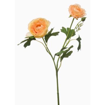 Ramo di ranuncoli artificiali FLORANCE, color pesca, 45 cm