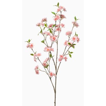 Ramo decorativo di ciliegio ornamentale VERIANO con fiori, color pesca, 120 cm